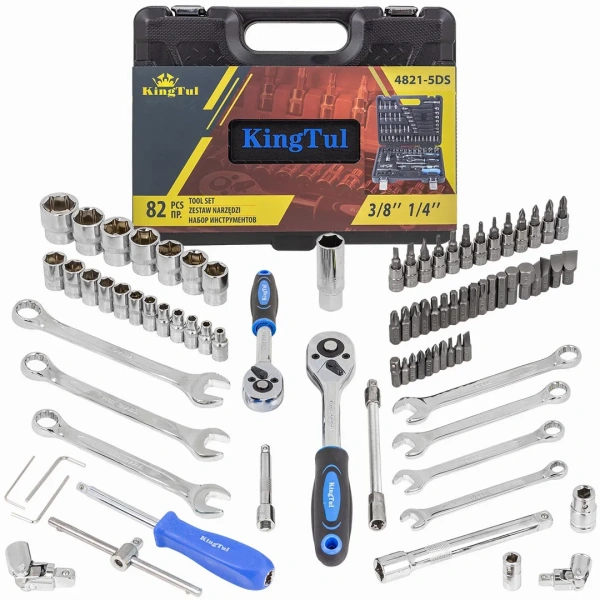 Набор инструментов 82 пр. 1/4''3/8''(6гр.)(4-22мм)