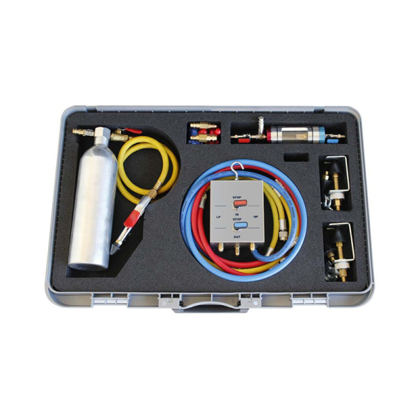 Набор для промывки систем кондиционирования с визуальным индикатором качества фреона и реверсом, арт. 01.000.240