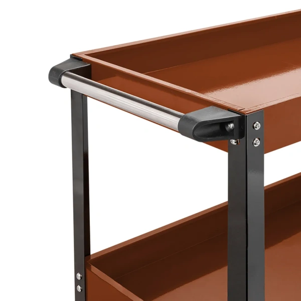 Тележка инструментальная металлическая 3-х полочная