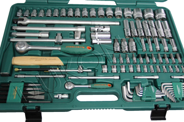 Набор инструмента универсальный JONNESWAY S04H524128 (128 пр.)