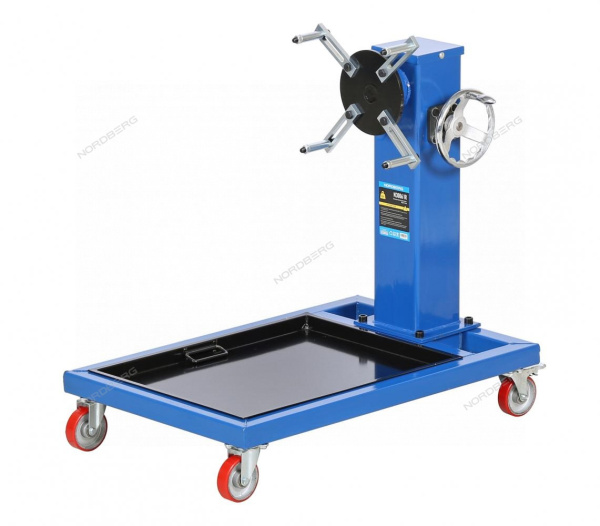 Кантователь двигателя профессиональный с редуктором NORDBERG N30061R (500 кг)