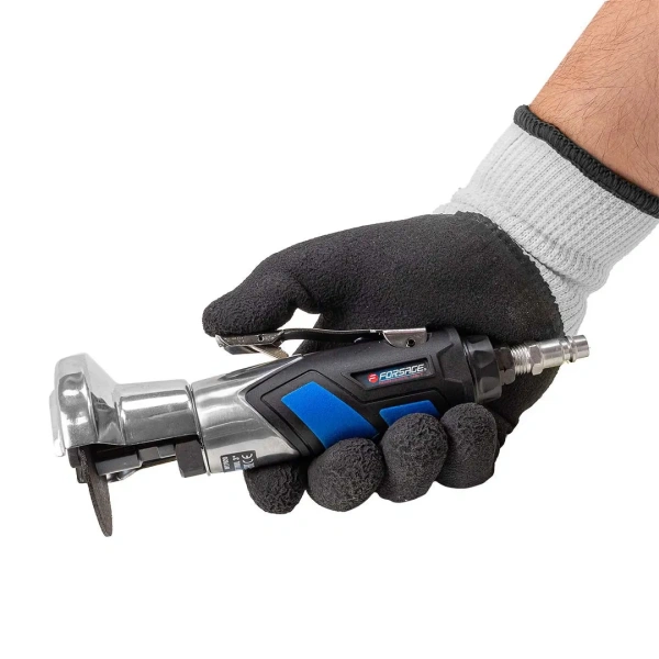 Пневмоотрезная машинка торцевая 3''(круг 75мм,20000 об/мин, 126л/мин,6.3Bar,L-197мм,штуцер 1/4'')