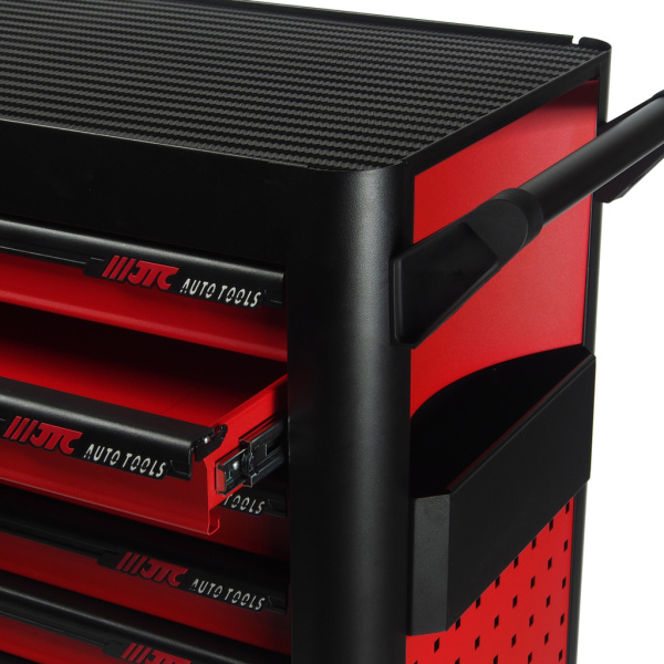 Тележка инструментальная красная JTC S1068 (7 секций)