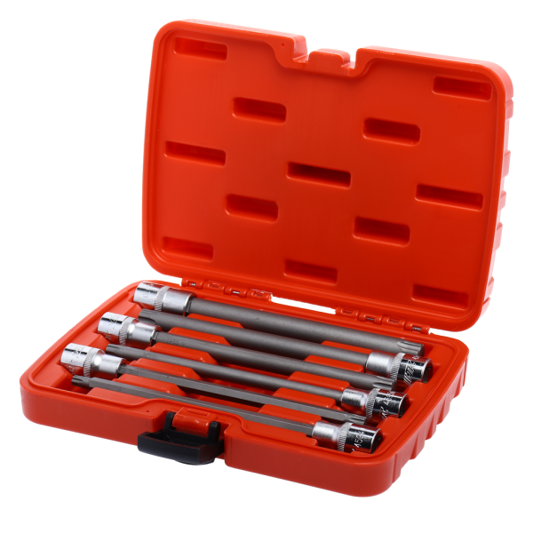 Набор головок с насадкой удлиненные JTC 7259 (1/2", в кейсе, 6 предметов, TP40-TP70)