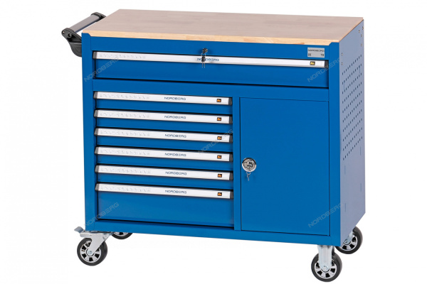 Тележка инструментальная NORDBERG T8 (7 выдвижных ящиков)