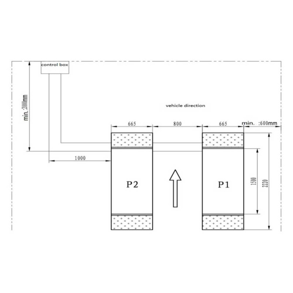 Ножничный подъёмник, г/п 3.0 т (напольная установка) Хорекс Авто HDSL-3.0SLE