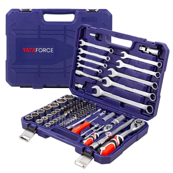 Набор инструментов 82пр.1/4'',1/2''(6гр.)(4-32мм)