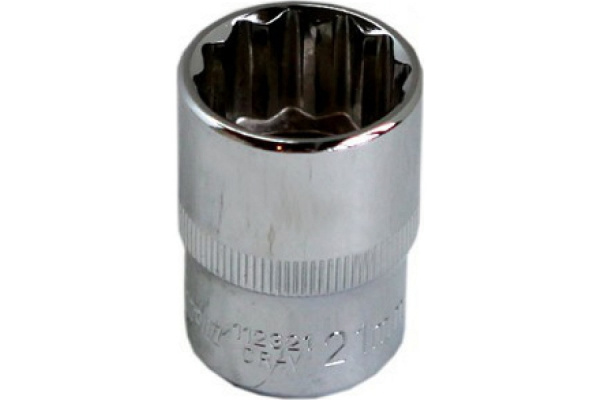 Головка торцевая 12-гранная Ombra 112321 (1/2" DR, 21 мм)
