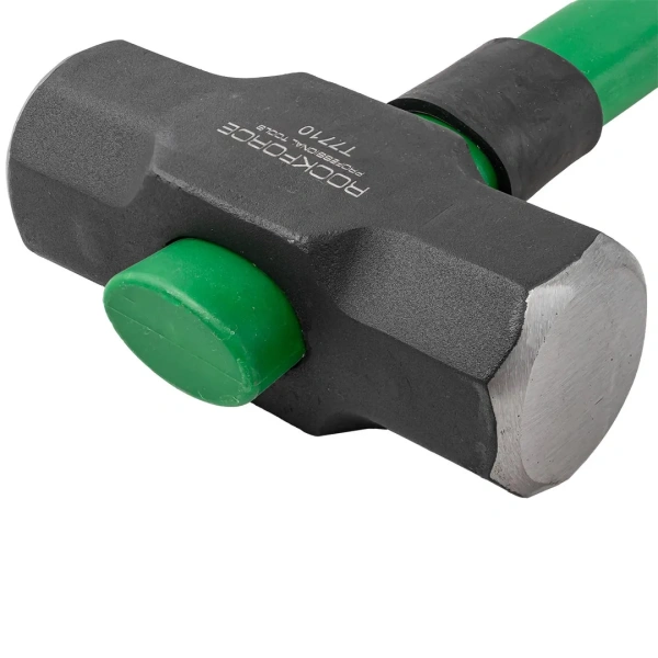 Кувалда с фиберглассовой ручкой и резиновой противоскользящей накладкой (4500г,L ручки-800мм)