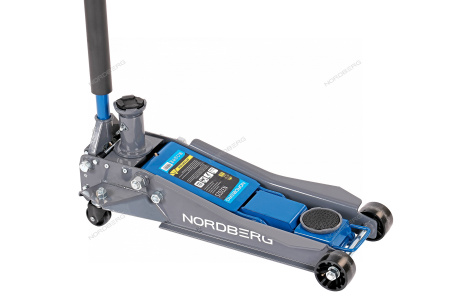 Домкрат подкатной с изменяемой высотой подхвата и регулируемой проставкой 2 / 3 т NORDBERG N32025