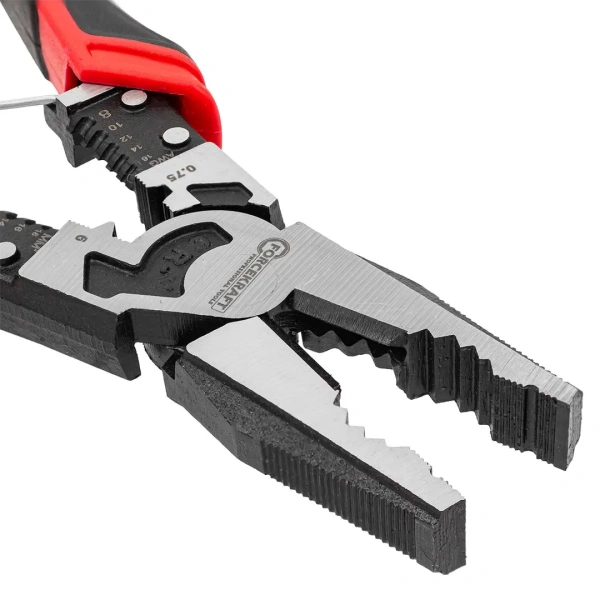 Плоскогубцы комбинированные для снятия изоляции 8,5''(215мм) в блистере