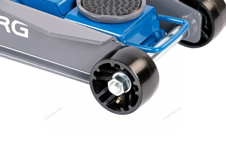 Домкрат подкатной с изменяемой высотой подхвата и регулируемой проставкой 2 / 3 т NORDBERG N32025