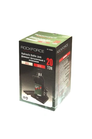 Домкрат бутылочный 20т с клапаном (высота подхвата-235мм, высота подъема-445мм)