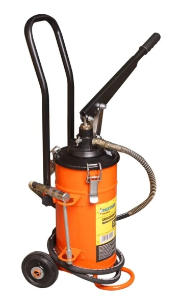 Нагнетатель смазки ручной + дополнительный ремкомплект к штоковому механизму, 5кг (длина шланга 2м)