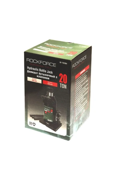 Домкрат бутылочный 20т с клапаном (высота подхвата-235мм, высота подъема-445мм)