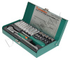 Набор головок торцевых стандартных и глубоких S04H2125S , 1/4"DR, 4-13 мм, 25 предметов