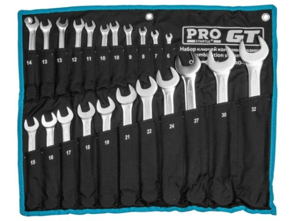 Набор ключей комбинир. 6-32мм 22шт PRO STARTUL GT (PRO-81022)