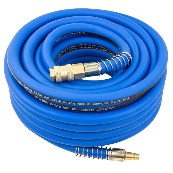 Шланг резиновый воздушный армированный с фитингами 10мм х 16мм х 15м