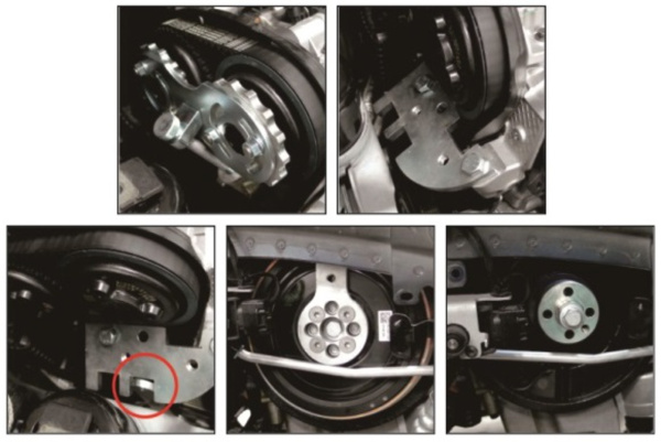 Набор инструментов для установки и регулировки фаз ГРМ JTC 4383 (VOLVO B4204 8-ми ст. КПП)