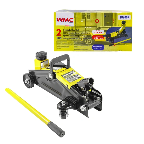 Домкрат подкатной гидравлический 2 т (h min 135мм, h max 320мм)