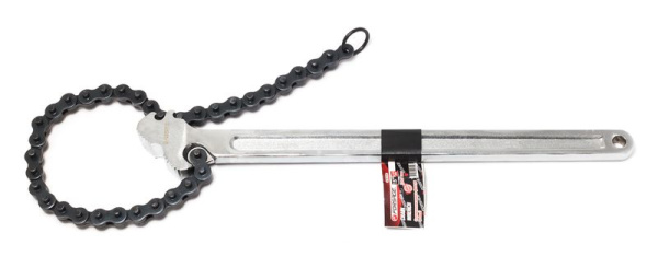 Съемник масляного фильтра цепной CR-V 15''-375мм (диаметр захвата - 130мм)
