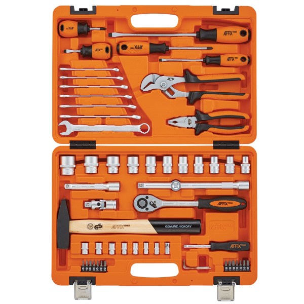 Набор инструментов универсальный 58 предметов AFFIX AF01058C