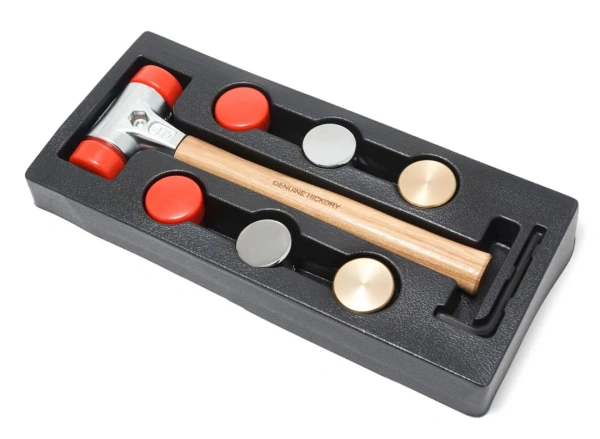 Молоток рихтовочный с комплектом насадок 400 мм