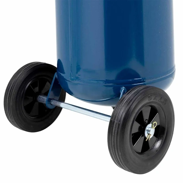 Передвижной пескоструйный аппарат напорного типа (бак 26л, 155,8л/мин, рабоч.давление 2,5-6 bar, шланг 1,5м) в комплекте с соплами 3шт