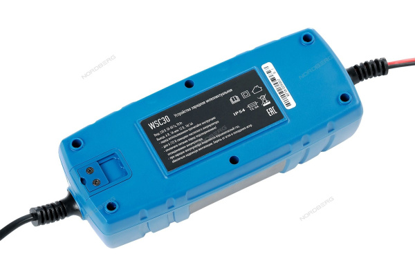 NORDBERG Устройство WSC30 зарядное интеллектуальное 6/12V макс ток 4A