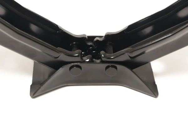 Домкрат механический ''ромб''1.2т с резиновой накладкой (h min 100мм, h max 350мм)