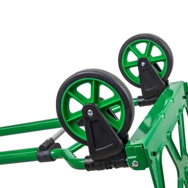 Тележка ручная складная с телескопической ручкой (г/п90кг,420х420х1005мм-в разложенном полож.,280х420-рабочая площадка, 150мм-Ø колес)