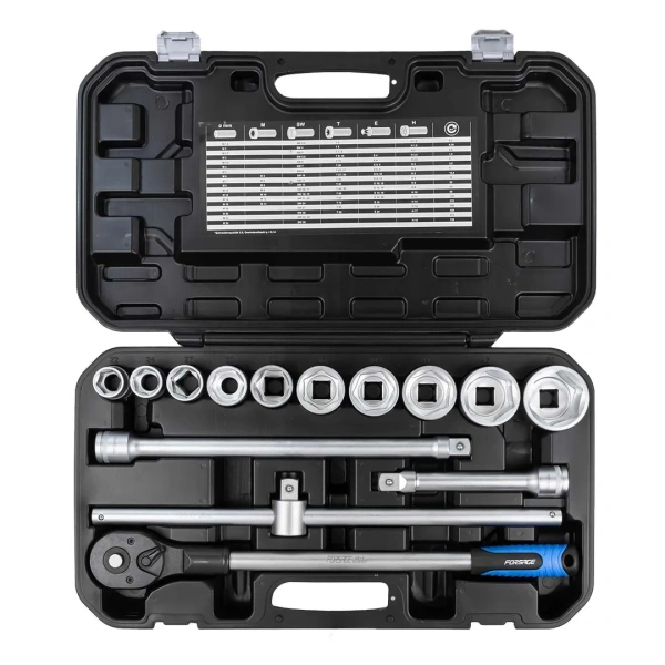 Набор инструментов 14пр.3/4''(6гр.)(22,24,27,30,32,36,38,41,46,50мм)