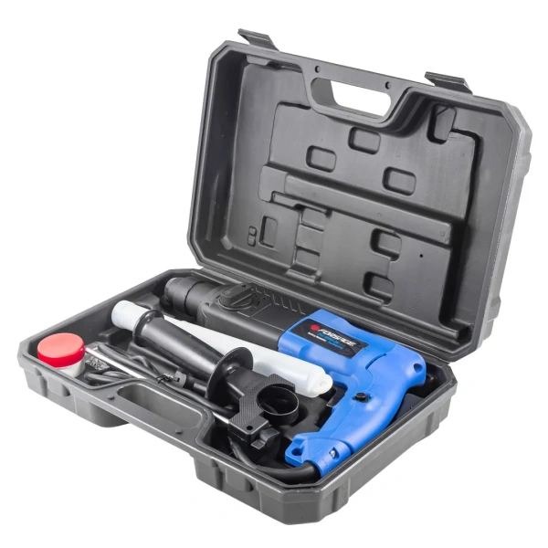 Перфоратор электрический(сверла 5,7,8х140мм,зубило плоское20х220мм,пика,уголь-е щетки,220V,50/60Гц,800W,0-1300 об/мин,2.8Дж,maxØ сверл.-24мм)в кейсе