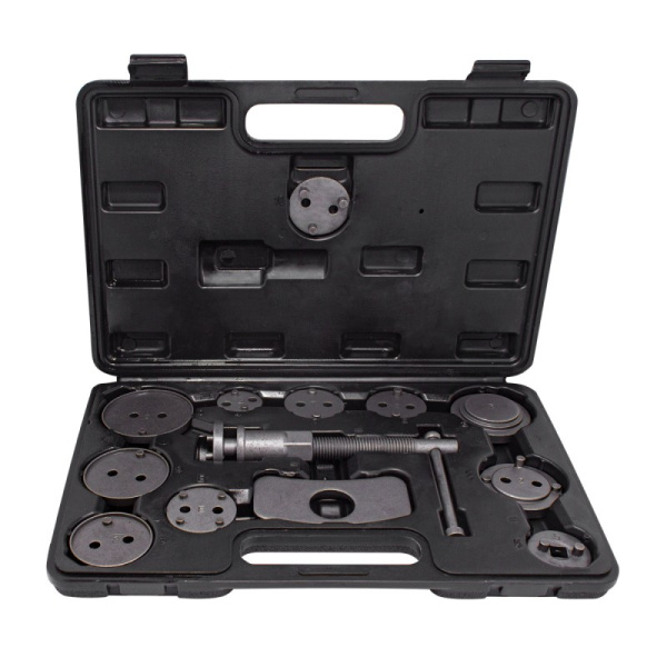 Набор инструментов для обслуживания тормозных цилиндров (правосторонняя резьба) 13пр., в кейсе