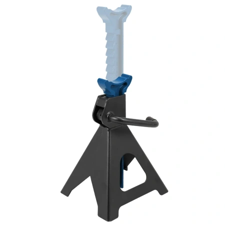 Домкрат подкатной гидравлический с комплектом стоек механических 2т+резиновая накладка(h min 130мм,h max 330мм)