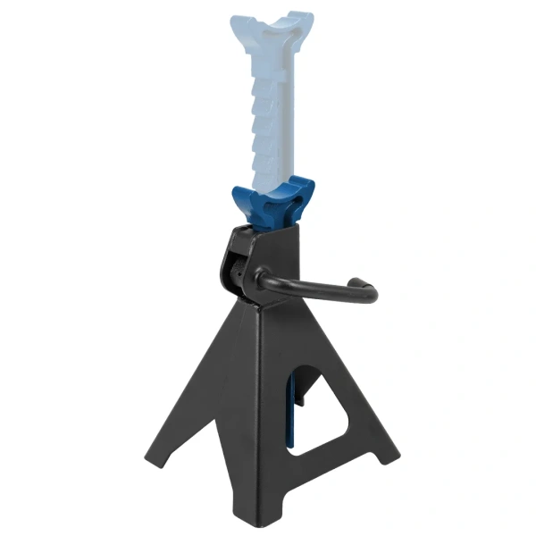 Домкрат подкатной гидравлический с комплектом стоек механических 2т+резиновая накладка(h min 130мм,h max 330мм)