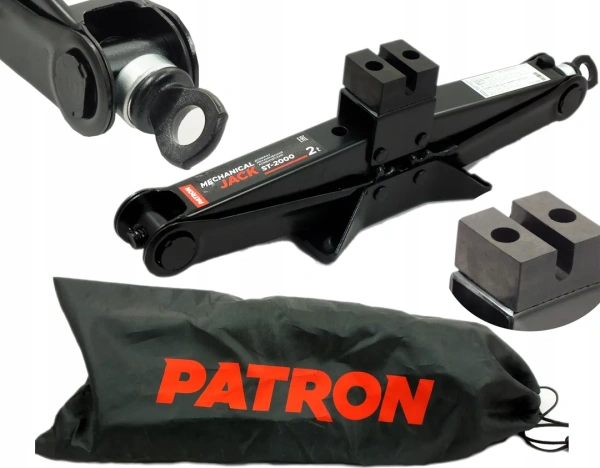 Домкрат механический ''ромб''2т (h min 110мм, h max 390мм, L-425мм) в водоотталкивающем чехле