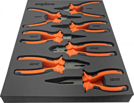 Набор шарнирно-губцевого инструмента Ombra OMT7STE