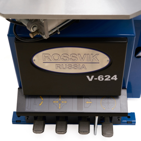 Станок шиномонтажный автомат Rossvik V-624 380 (до 24", 380 В, RAL5005)