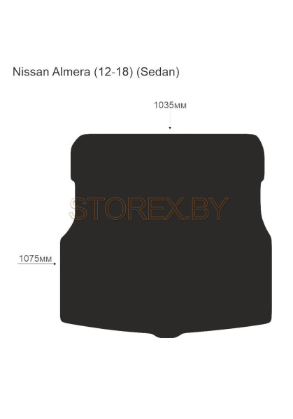 Nissan Almera (12-18) (Sedan) Багажник copy