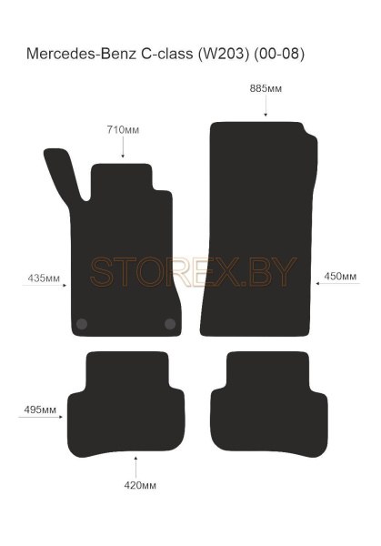 Mercedes-Benz C-class (W203) (00-08) copy