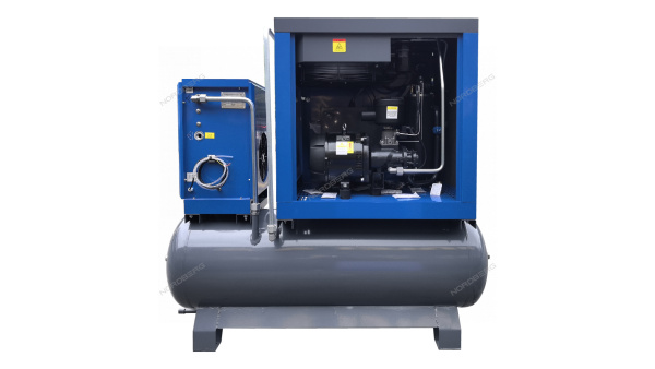 Компрессор винтовой NORDBERG NCB20RD (15 кВт, 10 бар, 2150 л/мин, ресивер 410 л, IP23, осушитель)