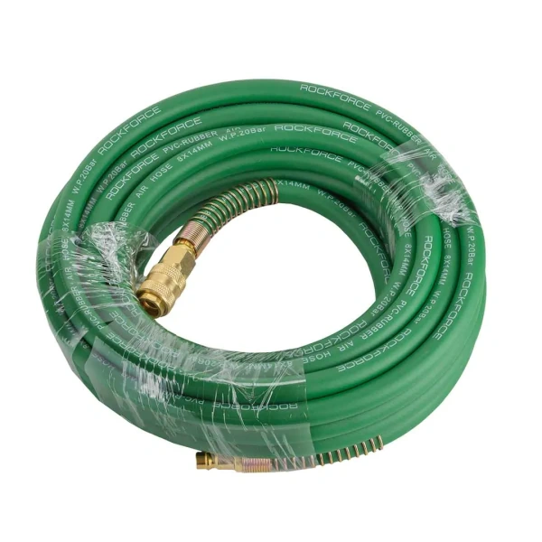 Шланг резиновый воздушный армированный с фитингами 8мм x 14мм x 10м