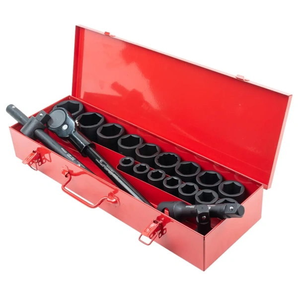 Набор инструментов ударных 21пр. 3/4''(6гр.)