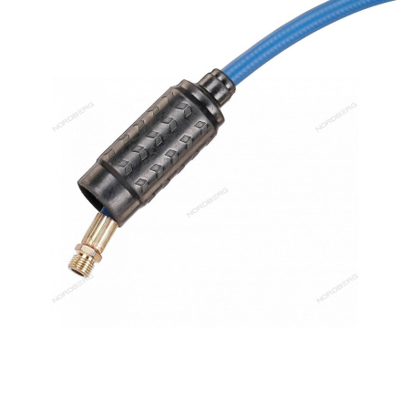 Шланг воздушный на стальной катушке гибридный ПВХ диаметр 08х12 мм 20 м NORDBERG HR0820RPVC