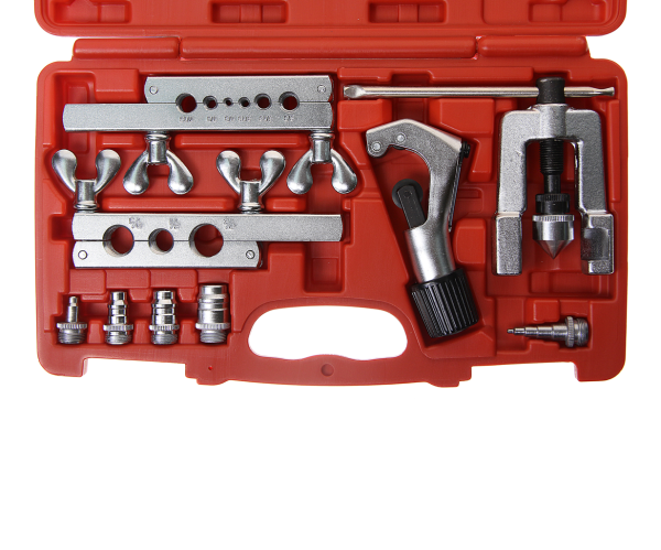 Набор инструментов для резки и развальцовки трубок JTC 5633 (JW0062S, дюймовые размеры, 9 предметов кейс)