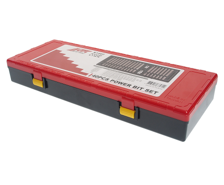 Набор бит SPLINE, TORX, HEX JTC K1402 (1/2", 3/8", 40 предметов в кейсе)