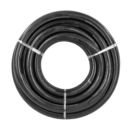 Шланг резиновый армированый бензо-маслостойкий 16х25.5ммх15м(повышенная гибкость и сопротивление к излому,раб.давл.20bar,max60bar,-30C°+70C°,DIN20018)