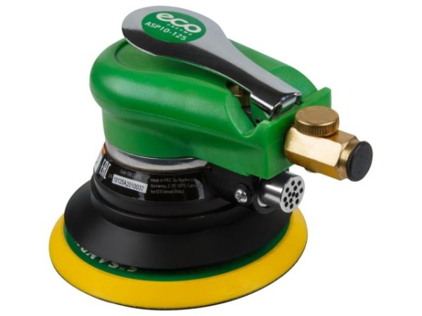 Пневмошлифмашина эксцентриковая ECO ASP10-125 (125мм, 10000 об/мин, 180л/мин)