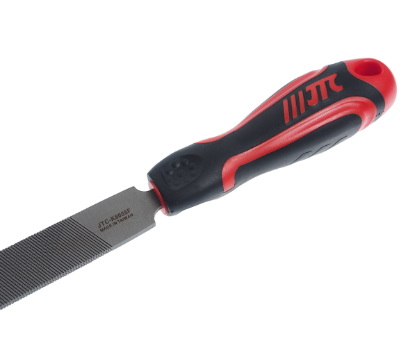 Напильник плоский JTC K8055F (200 мм, №2, 60 HRC)